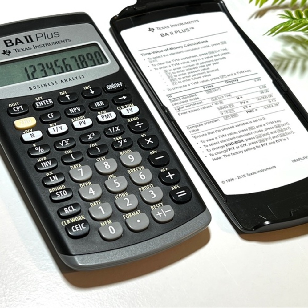 Texas Instruments TI Advanced Financial Calculator (BA II Plus) - Picture 2 of 9